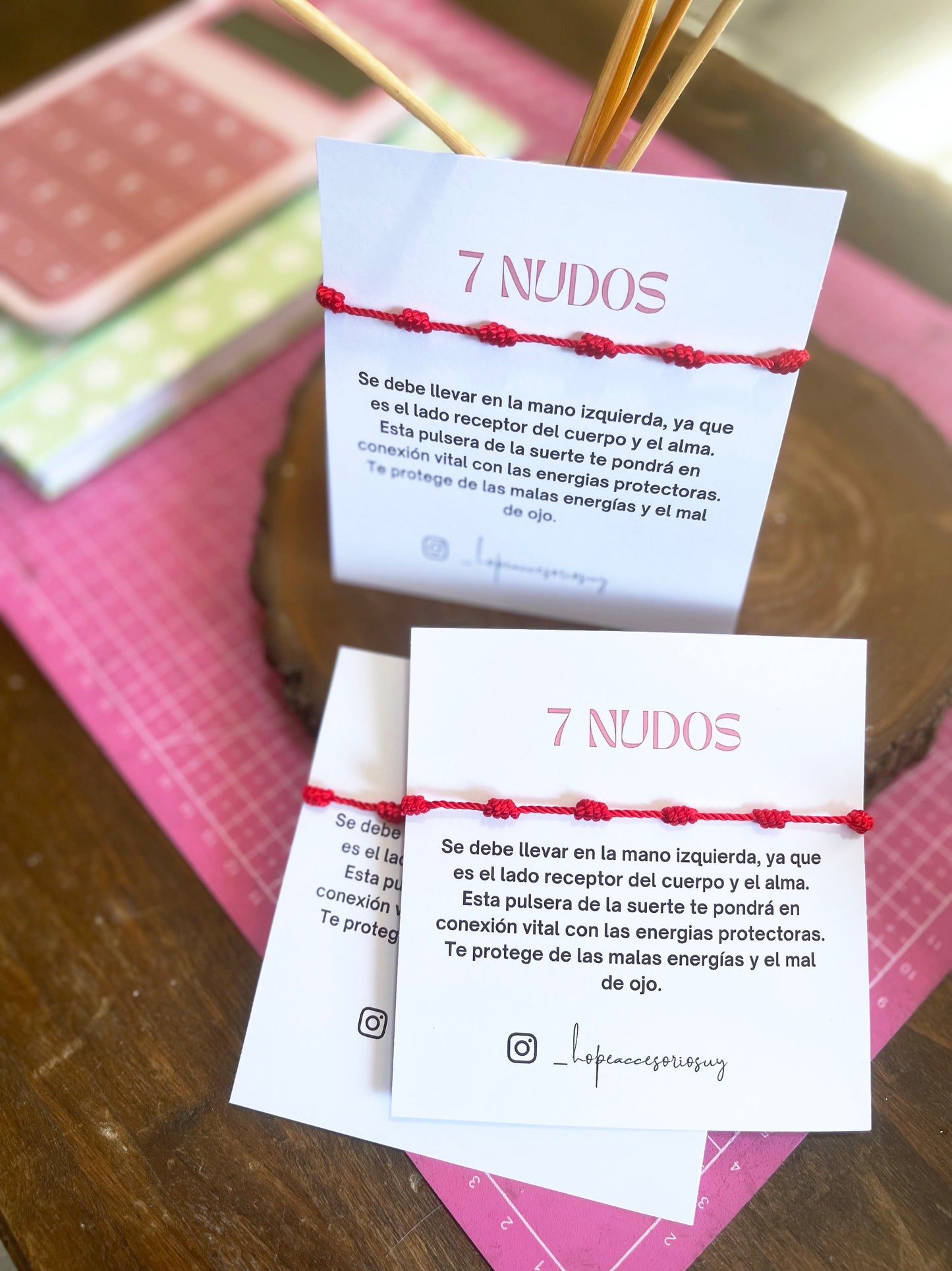 Pulsera 7 nudos